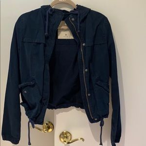 Navy Blue Hollister Jean jacket